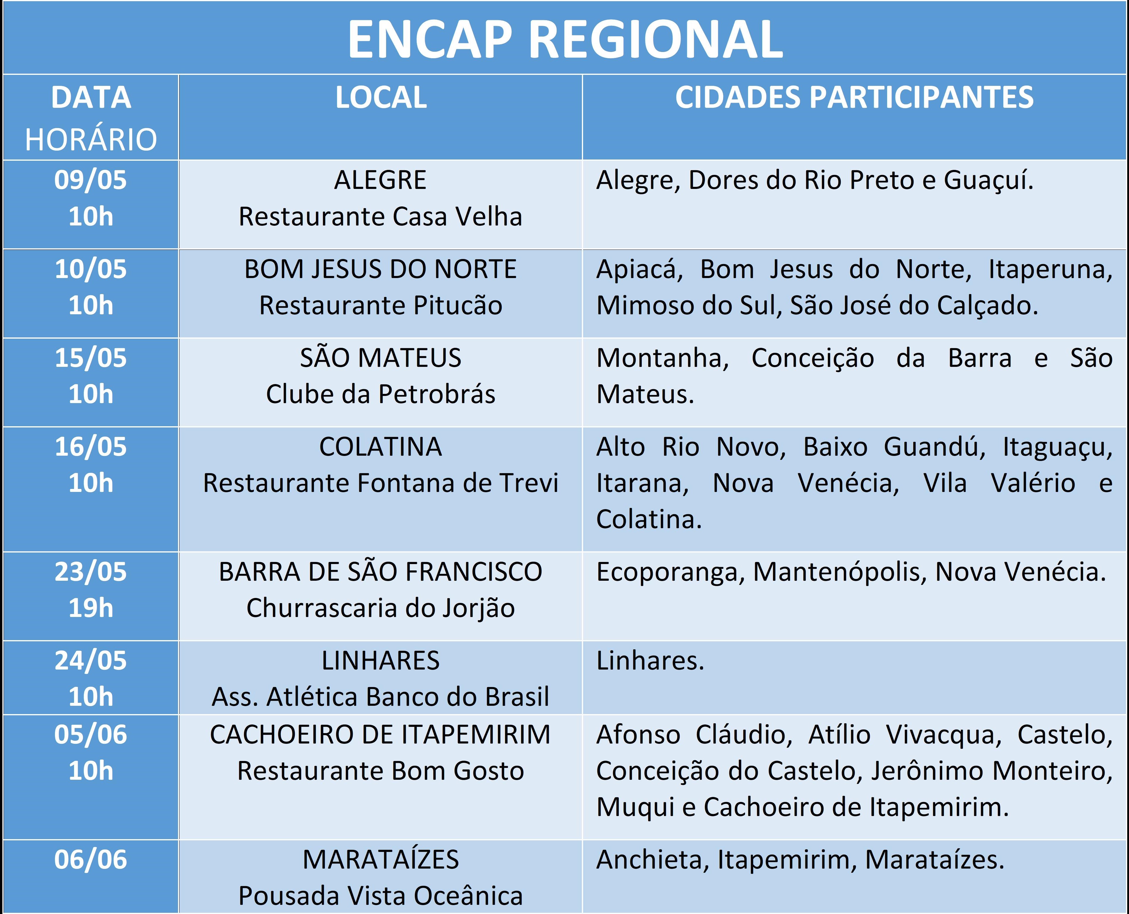 calendario encap