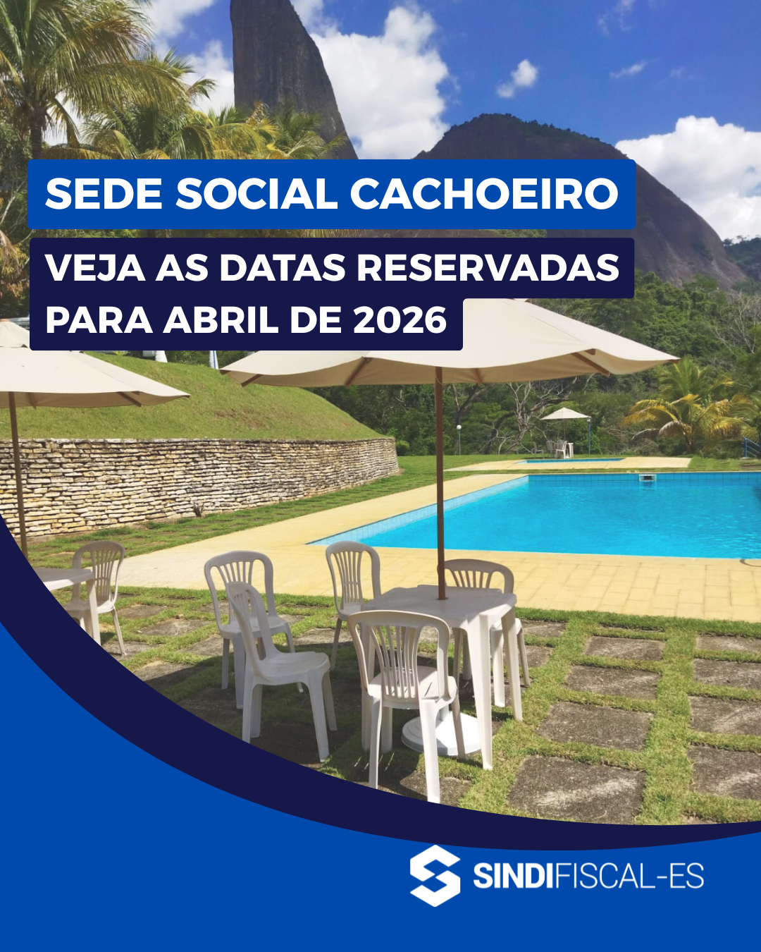 Sede Social Cachoeiro: veja as datas reservadas para abril de 2026