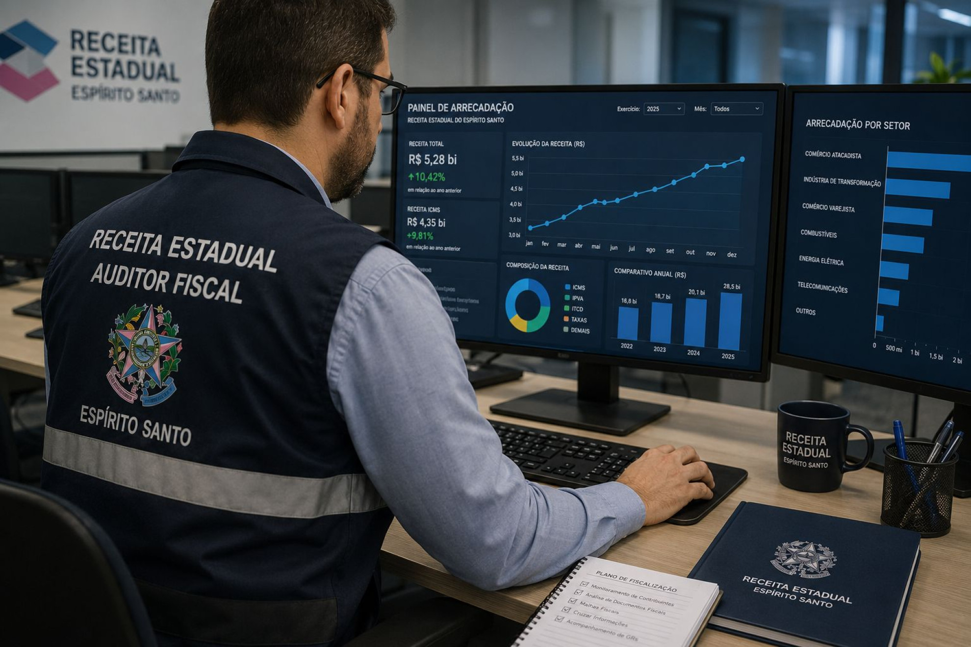 Espírito Santo lidera crescimento de receita e reforça importância da administração tributária